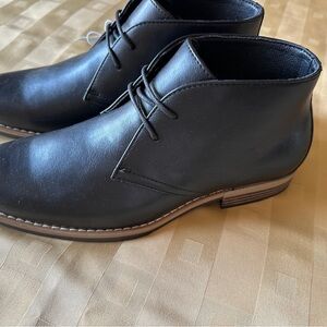 Men's Black Ankle Boots Size 7‎ NWT